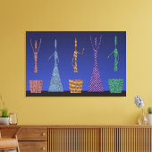 Toile Crochet Women dancing Silloute pattern  (Insitu(Salon))