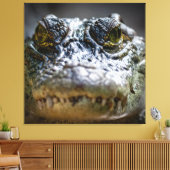 Toile crocodile dans l'eau (Insitu(Salon))