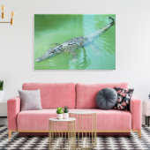 Toile Crocodile d'eau salée (Insitu(Salon))