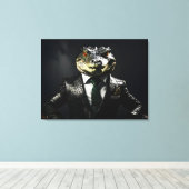 Toile Crocodile en combinaison (Insitu (Plancher de Bois))