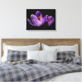 Toile Crocus Silhouette (Insitu(Chambre))