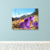 Toile Crocus, Tatras (Insitu (Plancher de Bois))