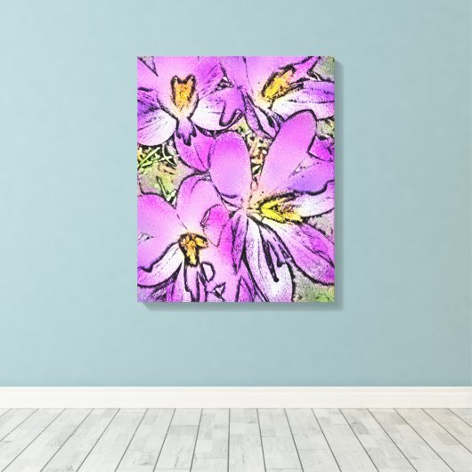 TOILE CROCUSES (Insitu (Plancher de Bois))