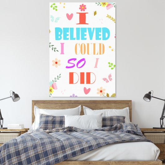 Toile Croire un devis (Insitu(Chambre))