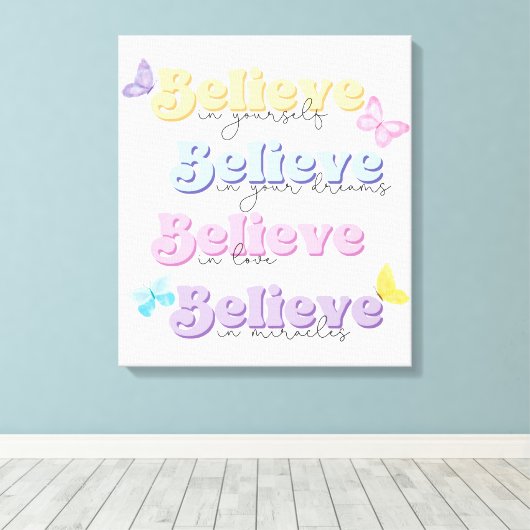 Toile Crois en toi-même (Insitu (Plancher de Bois))