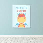 Toile Crois En Toi-Même Dragon (Insitu (Plancher de Bois))