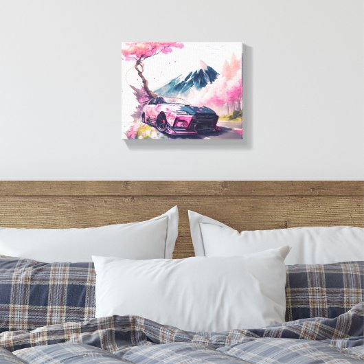 Toile Croisière À Travers Le Paysage De Fleur De Cerisie (Insitu(Chambre))