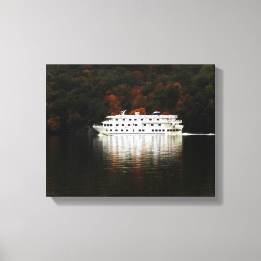 Toile Croisière fluviale d'automne (Recto)