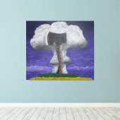 Toile Croissance de l'Imaginaire d'agression Abstraite (Insitu (Plancher de Bois))