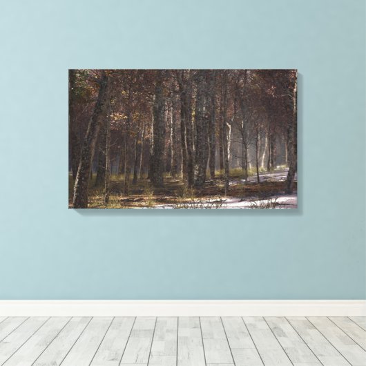 Toile Croissance du morrow (Insitu (Plancher de Bois))