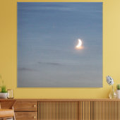 Toile Croissant de Lune sur un ciel de mer (Insitu(Salon))