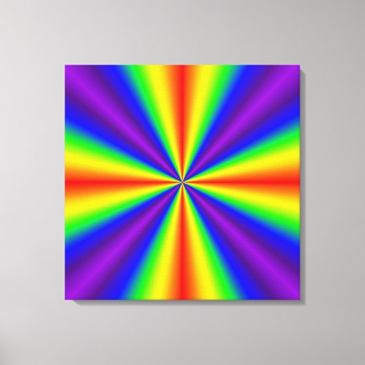 Toile Croix Arc-en-ciel (Recto)