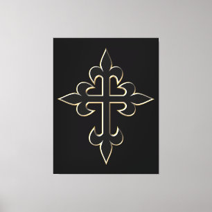 Toile Croix chrétienne