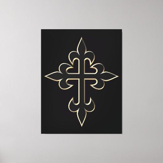 Toile Croix chrétienne (Recto)