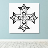 Toile Croix copte Art religieux classique Décor (Insitu (Plancher de Bois))
