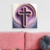 Toile Croix de crise (Insitu(Salon))