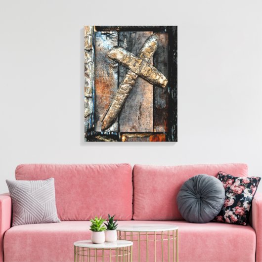 Toile Croix de force (Insitu(Salon))