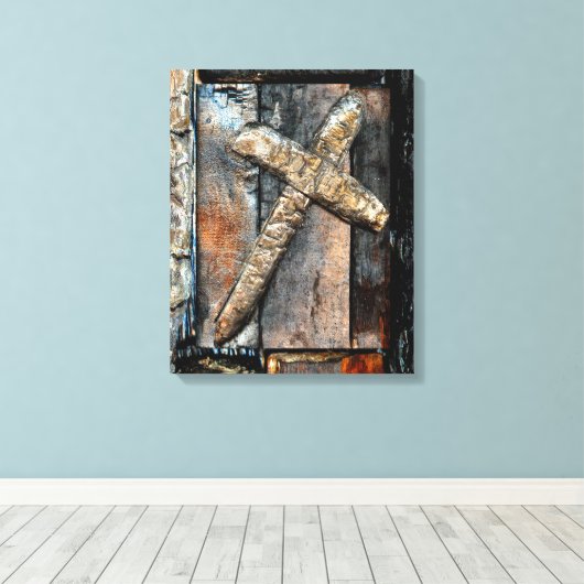 Toile Croix de force (Insitu (Plancher de Bois))