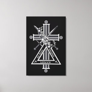 Toile Croix freemasonique