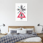 Toile Croix freemasonique (Insitu(Chambre))