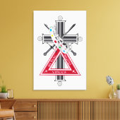 Toile Croix freemasonique (Insitu(Salon))