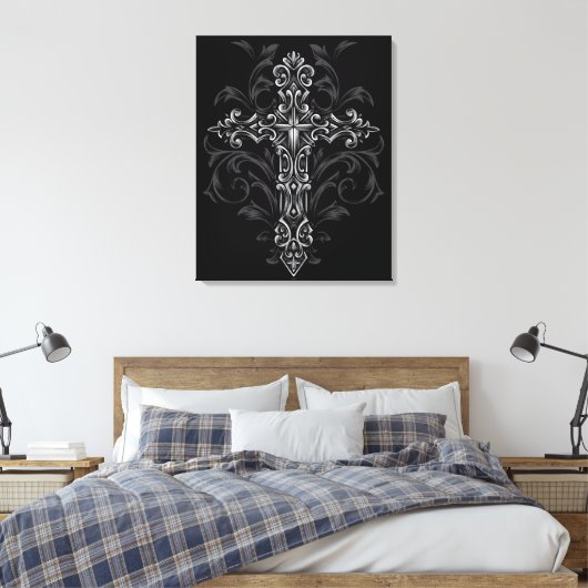 Toile Croix gothique (Insitu(Chambre))