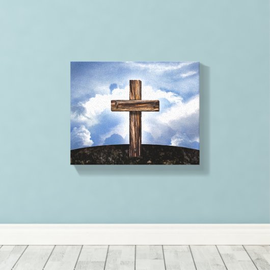 Toile Croix robuste avec ciel (Insitu (Plancher de Bois))