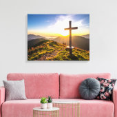 Toile Croix sur la colline (Insitu(Salon))