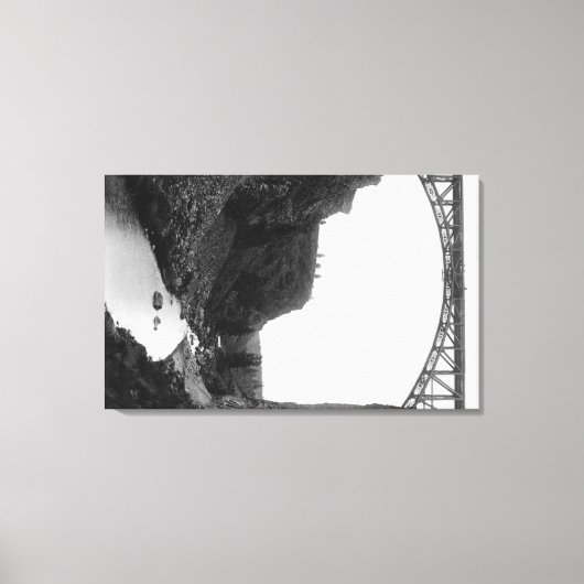 Toile Crooked River Bridge in Central Oregon Photographi (Recto)