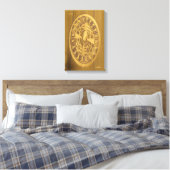 TOILE CROP CERCLE CANVAS DMT GRAFFITI SPIRITUEL (Insitu(Chambre))