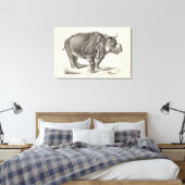 Toile Croquis Brodtmann Rhinoceros (Insitu(Chambre))