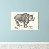 Toile Croquis Brodtmann Rhinoceros (Insitu (Plancher de Bois))