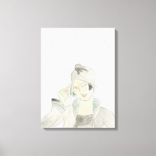 Toile Croquis de mode d'aileron