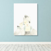 Toile Croquis de mode Flapper (Insitu (Plancher de Bois))