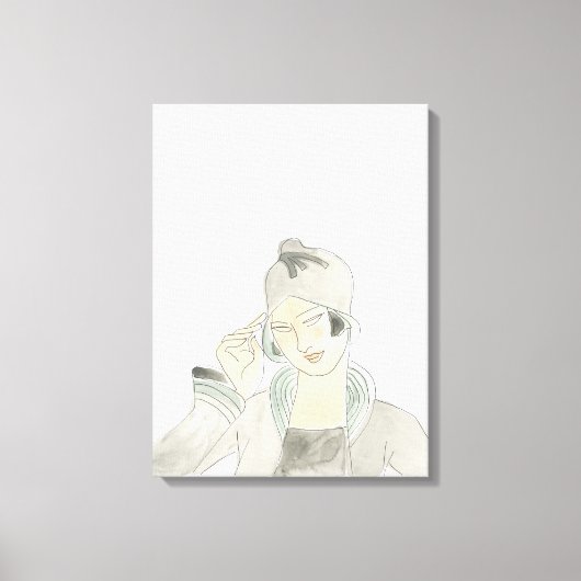 Toile Croquis de mode Flapper (Recto)