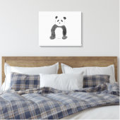 Toile Croquis de panda en noir et blanc (Insitu(Chambre))