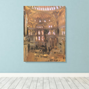 Toile Croquis de Santa Sophia par John Singer Sargent