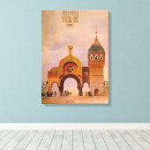 Toile Croquis d'une porte à Kiev (Insitu (Plancher de Bois))