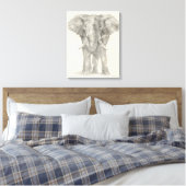 Toile Croquis éléphant (Insitu(Chambre))