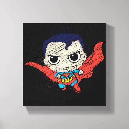 Toile Croquis Mini Superman (Recto)