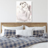 Toile Croquis romantique (Insitu(Chambre))