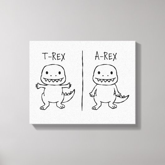 Toile Croquis T-Rex T-Pose (Recto)