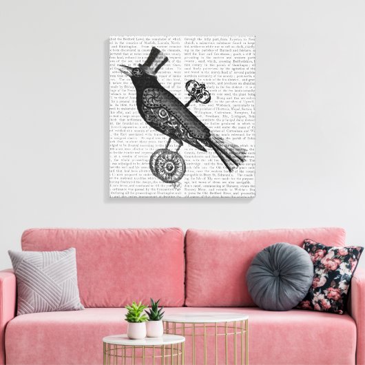 Toile Crow Steampunk (Insitu(Salon))