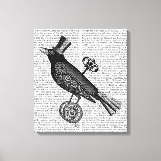 Toile Crow Steampunk (Recto)
