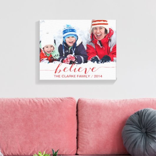 Toile Croyez Simplement Les Salutations De Fêtes (Insitu(Salon))