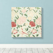 Toile Cru floral de Pre-Raphaelite de William Morris (Insitu (Plancher de Bois))