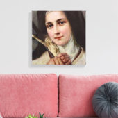 Toile Crucifix vintage St.Therese (Insitu(Salon))