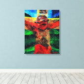 Toile Crucifixion - il est terminé 2009 (Insitu (Plancher de Bois))