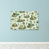 Toile Cryptides confortables Nessie Monstre du Loch Ness (Insitu (Plancher de Bois))