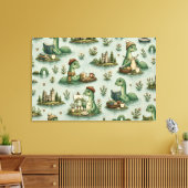 Toile Cryptides confortables Nessie Monstre du Loch Ness (Insitu(Salon))